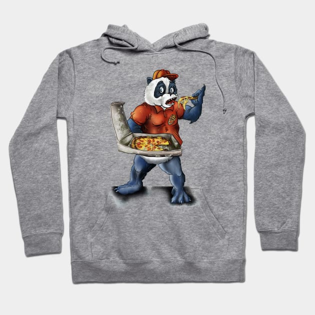 Panda Delivery Hoodie by k33nArt